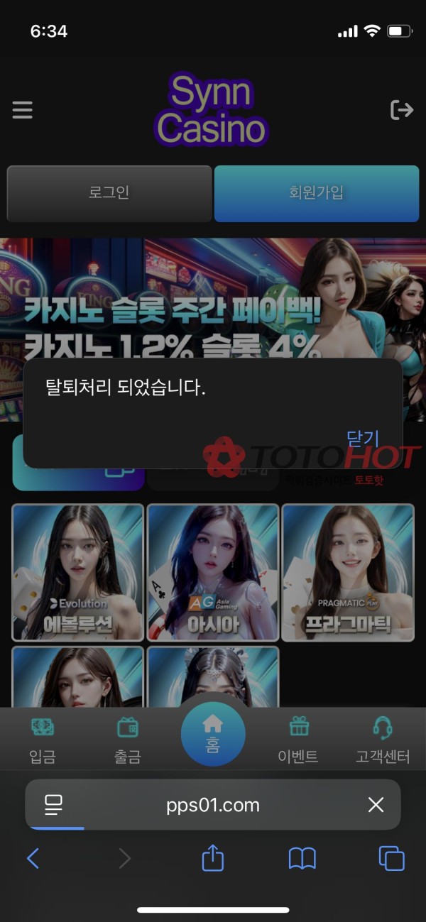 Synn 카지노 개십거렁뱅이 거지새끼들이네요