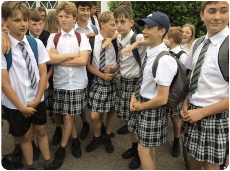 영국 어느 남녀공학의 남녀평등