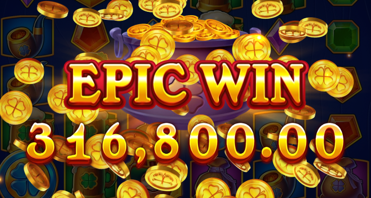 럭키페니에서 터졌습니다