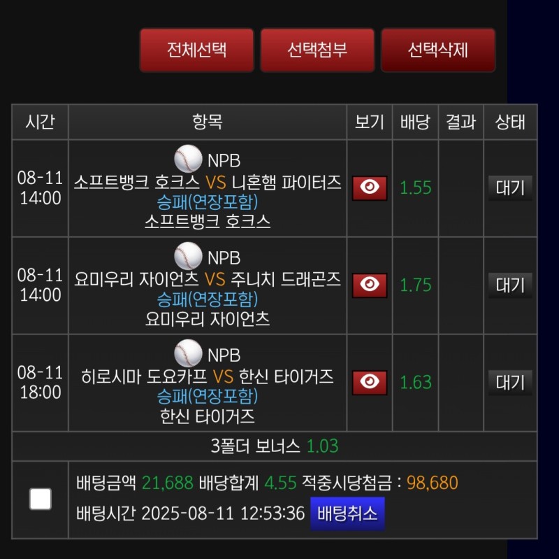 일야 정배 고고