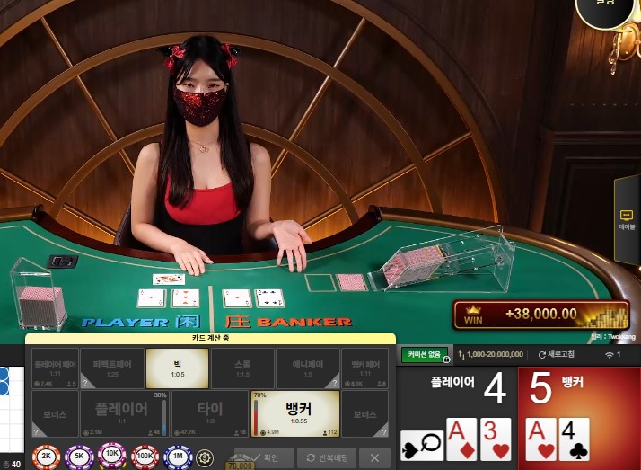 휴 바카라 수익