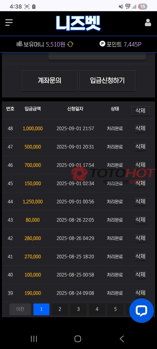 니즈벳 430만원 먹튀탈퇴당했습니다ㅠㅠ