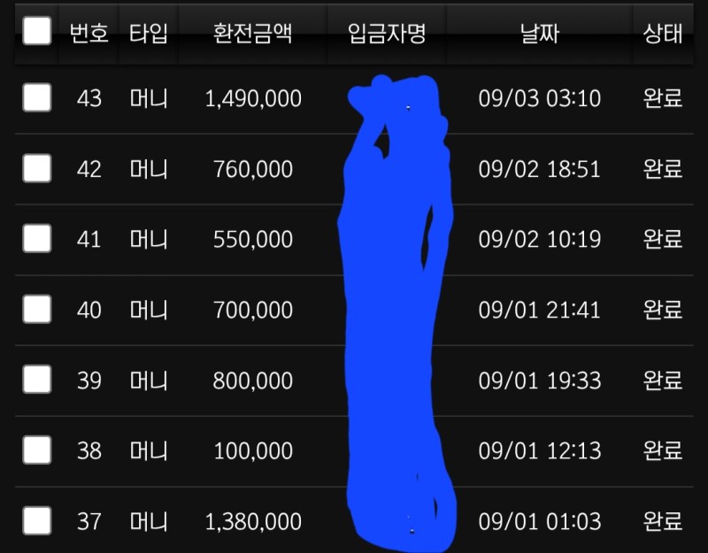 9월달 출발 좋네요 다들 건승입니다