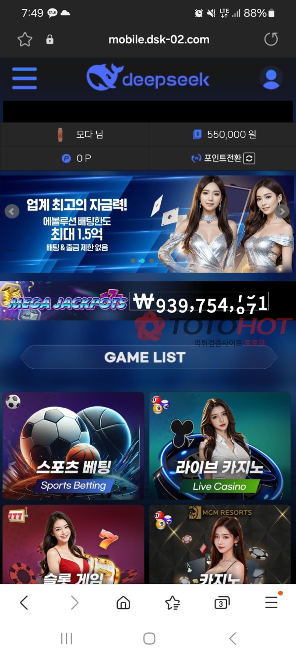 딥시크 소액 먹튀