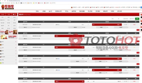 토마토 토토사이트 먹튀입니다