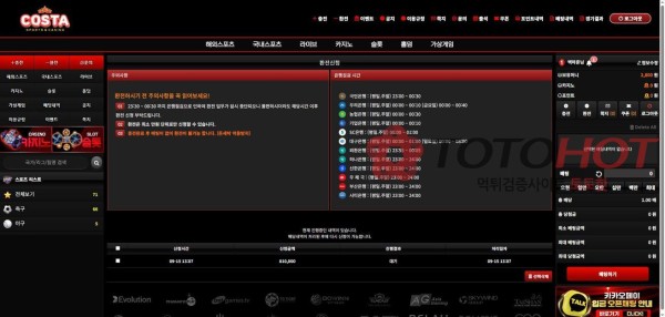 환전 버튼 없는 구멍가게 코스타