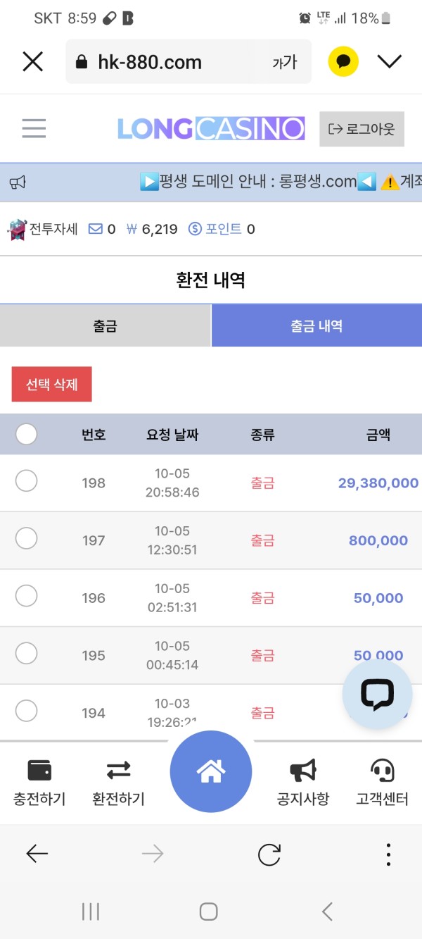 롱 카지노 먹튀 당했습니다