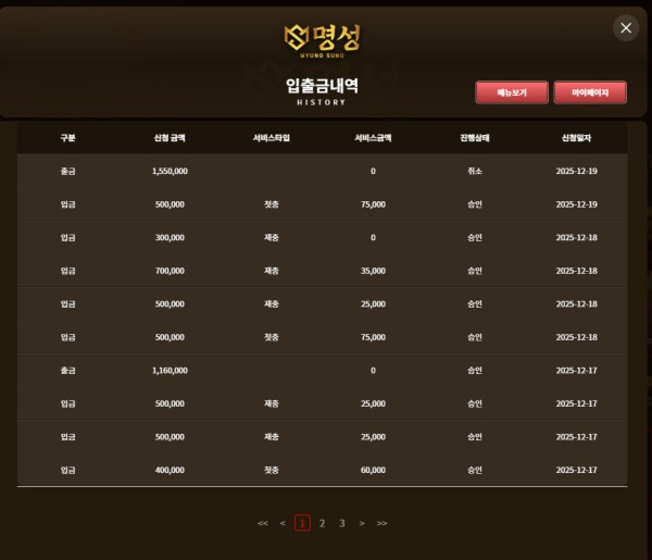 명성 (구 아리아) 먹튀입니다 ㅜ