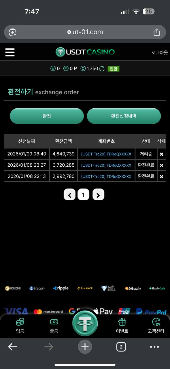 USDT 카지노 먹튀