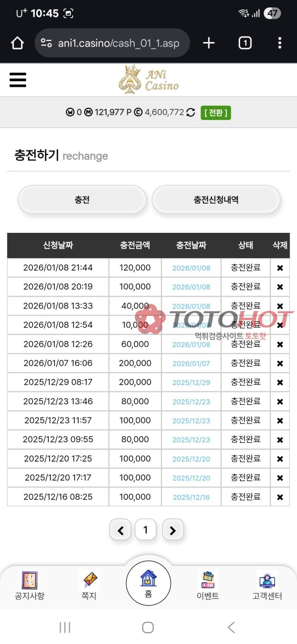 애니카지노 먹튀(구 AB카지노) 460만 먹튀