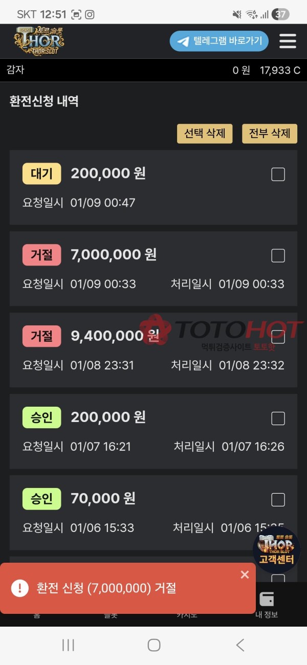 토르슬롯<900>먹튀 유투버<원영 훈장 등>