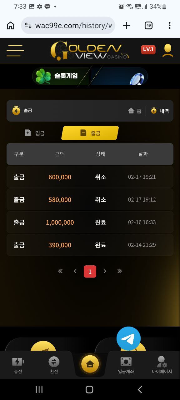 골든뷰 60만원 먹튀...